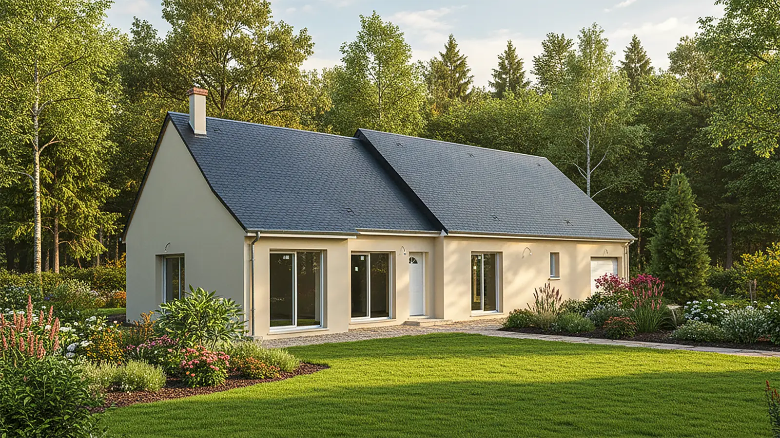 Maison neuve plain-pied à Dhuizon - Maisons CTL (41)