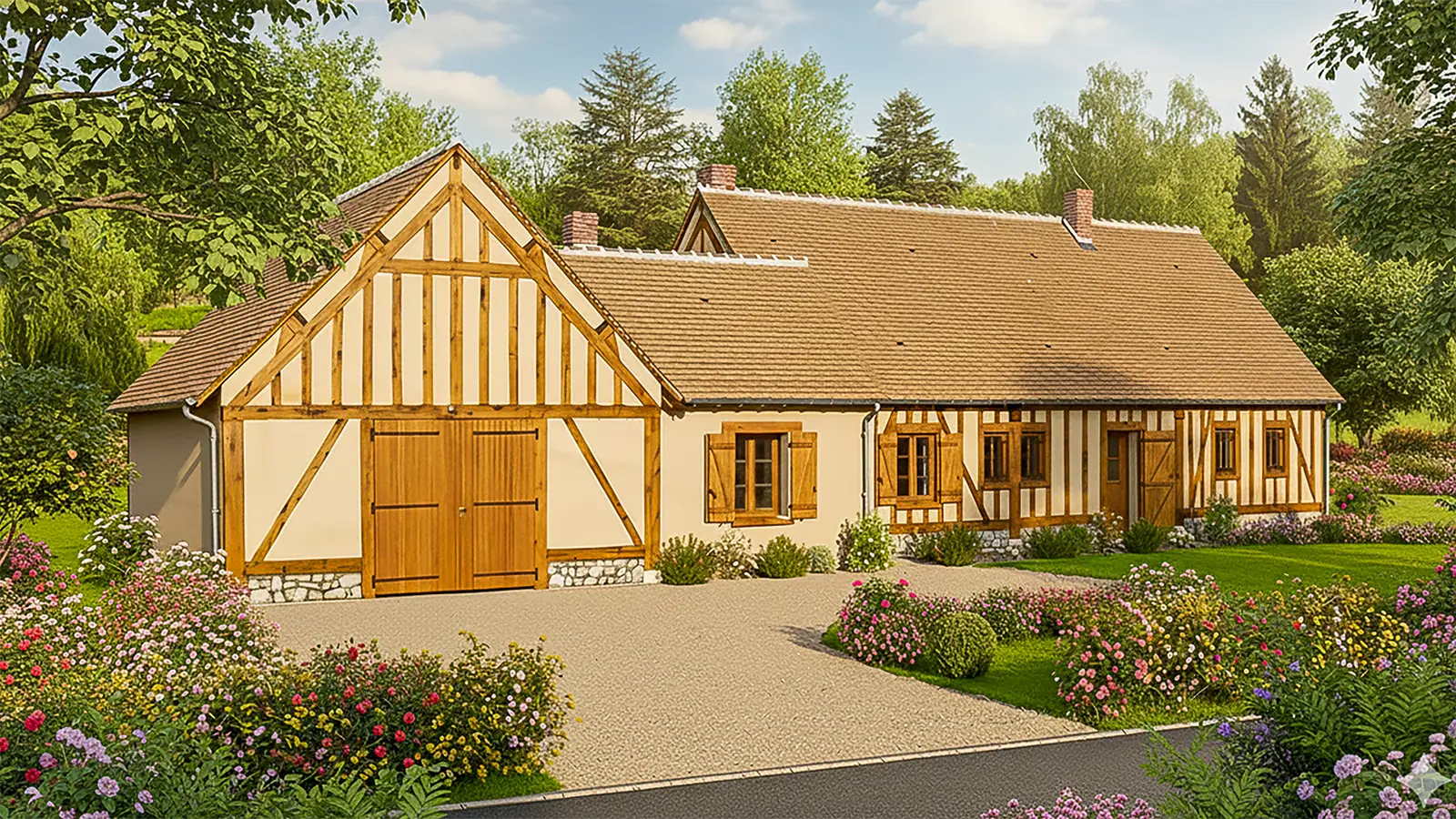 Maison traditionnelle en Sologne - Construction Maisons CTL