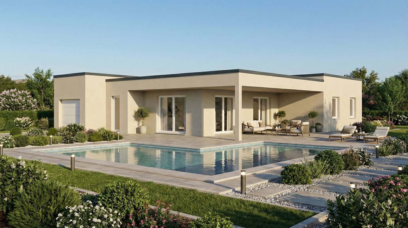 Maison moderne RE2020 - Construction neuve Loir-et-Cher